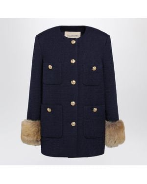 Valentino Peacoat - Blue