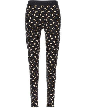 Marine Serre Pants - Black