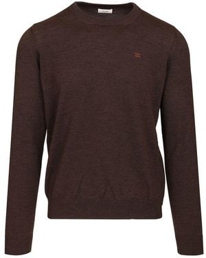 Celine Crew Neck Sweater - Brown