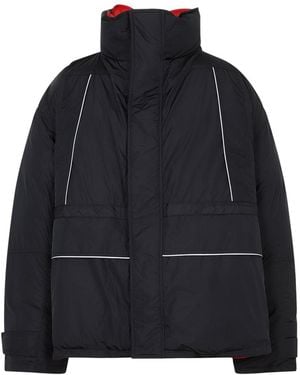 Balenciaga Wrap Parka - Blue