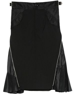 Sacai Mixed Cargo Skirt - Black
