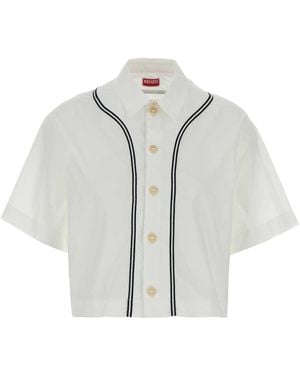 KENZO Poplin Shirt - Gray