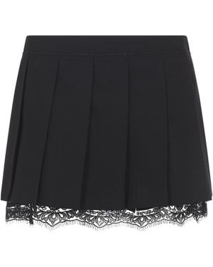 Acne Studios Wool Mini Skirt - Black