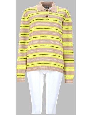 Paul Smith Cotton-Nylon Sweatshirt - Yellow