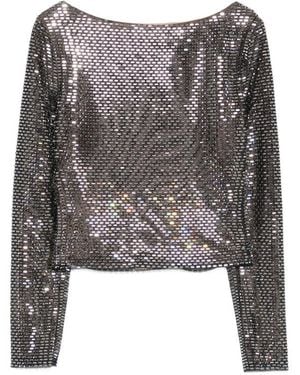 Self-Portrait Tops - Gray