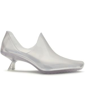 Loewe Emily Aqua Pvc Ankle Boots - White