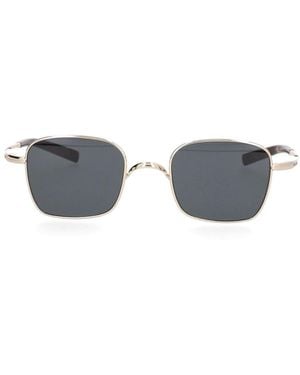 Saint Laurent Square Metal Sunglasses - Gray