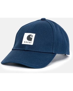 Sacai X Carhartt Duck Cap - Blue
