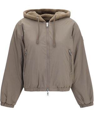 Moose Knuckles Eaton Bunny Reversible Hoodie - Natural