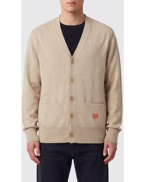 Loewe Wool Blend Cardigan - Natural