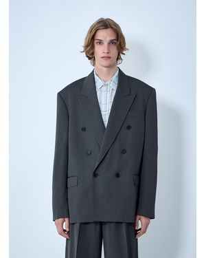 Acne Studios Double-Breasted Suit Jacket - Gray