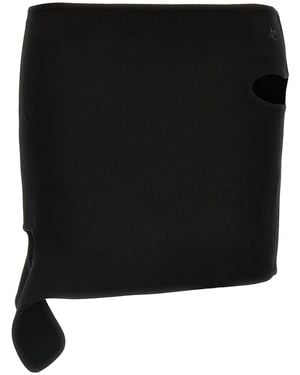 Courreges 'Loop Milano' Skirt - Black