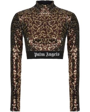 Palm Angels Clothing Tops - Black