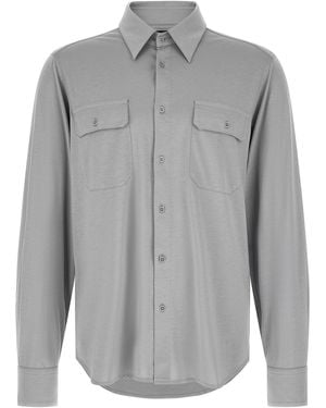 Tom Ford Silk Blouse - Gray