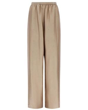 Ferragamo Neutrals Pants - Natural