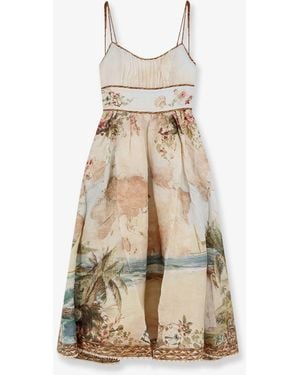 Zimmermann Dress Mahon Linen - White