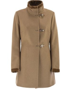 Fay Virginia Coat - Natural