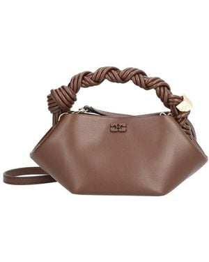 Ganni Mini "Butterfly" Bag - Brown