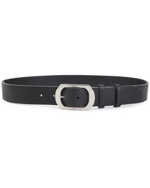 Celine 35Mm Calf Leather Belt - Black