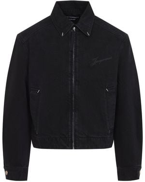 Jacquemus Jaquemus La Veste De-Nimes Canevas Jacket - Black