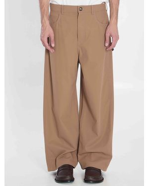 Loewe Cotton Carpenter Pants - Natural