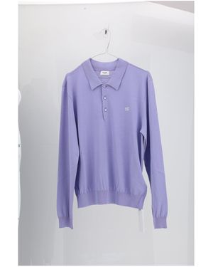 Celine Polo Sweater - Purple