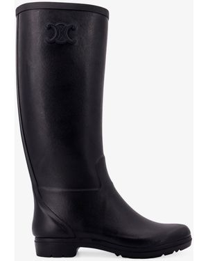 CELINE rubber Phoebe period boots shoes black 36