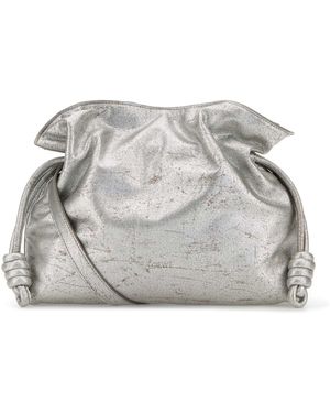 Loewe Nappa Leather Flamenco Clutch - White