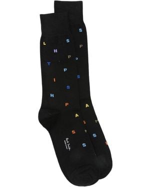 Paul Smith Keanu Sock Stamp - Black