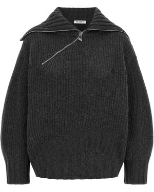 The Attico 'Scoop' Sweater - Black