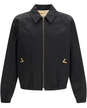 Valentino Collared Jacket - Black