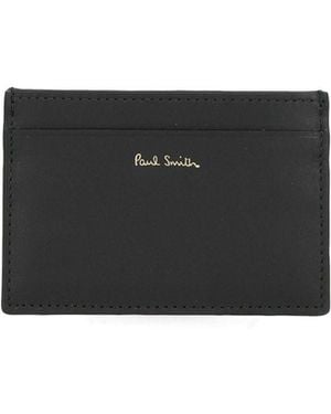 Paul Smith Signature Stripe Card Holder - Black