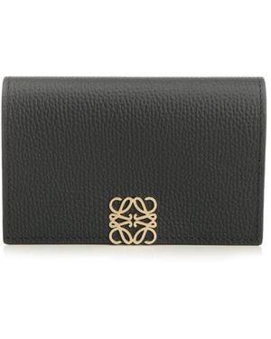 Loewe Anagram Business Card Holder - Gray