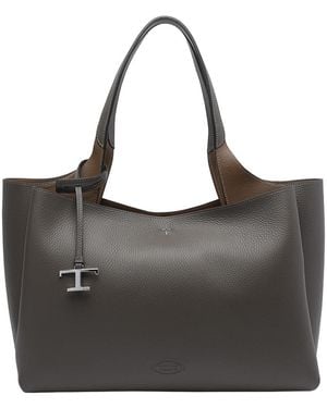 Tod's Medium Leather Bag - Black