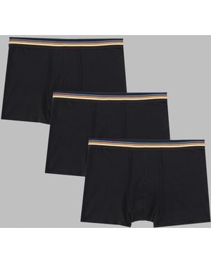 Paul Smith Organic Cotton Stretch Underwear - Black