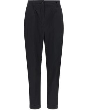 Kiton Poplin Pants - Black