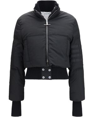 Thom Browne Short Padded Jacket - Black