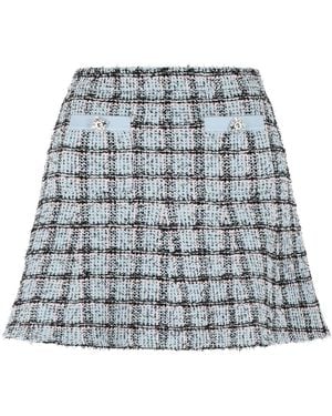 Self-Portrait Self Portrait Short Skirt - Gray