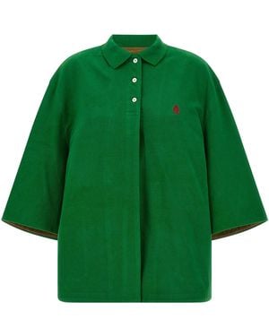 Prada Old Piquet Blouson - Green