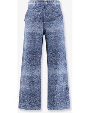 Dior Carpenter Jacquard Jeans - Blue