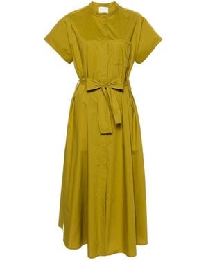 forte_forte Forte_Forte Cotton Shirtdress - Yellow