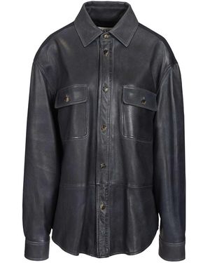 Loewe Lambskin Shirt Jacket - Black