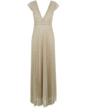 open lace back dress Forte Forte Lurex Jacquard Jersey Long Cross Dress Cocktail