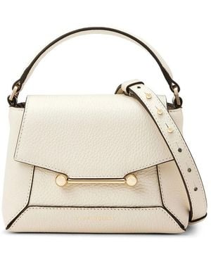 Strathberry Tote Bag Grained Leather - Natural