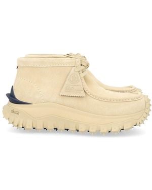 Moncler Clarks Originals Trailgrip Wallabee Gtx Suede Boots - Natural