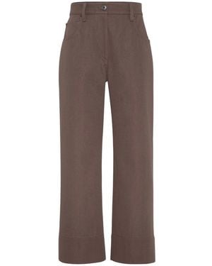 Brunello Cucinelli Pants - Brown