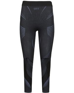 Off-White c/o Virgil Abloh Racing Leggings - Blue