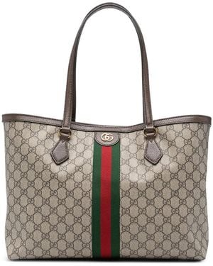 Gucci Neutrals Tote Bags - Metallic