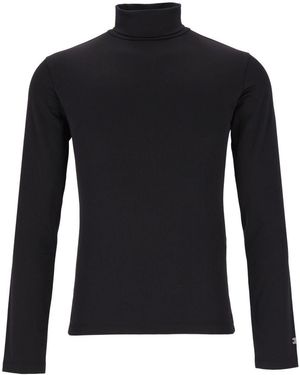 Celine High Neck Top - Black