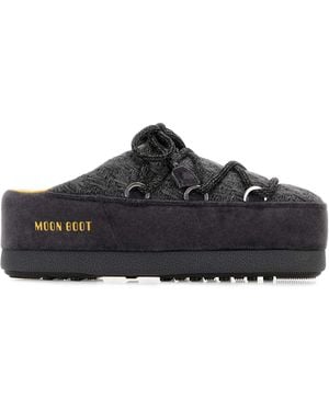 Moon Boot Mb X Gir Evx Mule Knit - Black